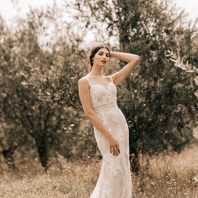Model wearing Laisha wedding gown